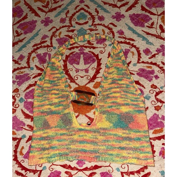 Rainbow cropped top - Picture 1 of 3